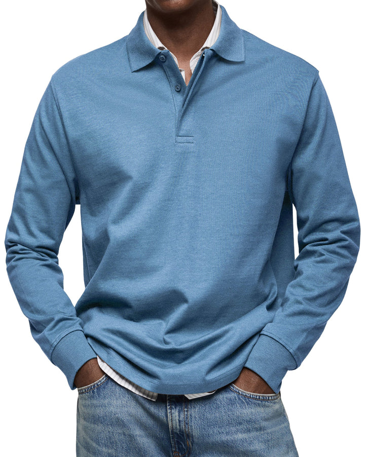 Marco Luxury Long-Sleeve Polo