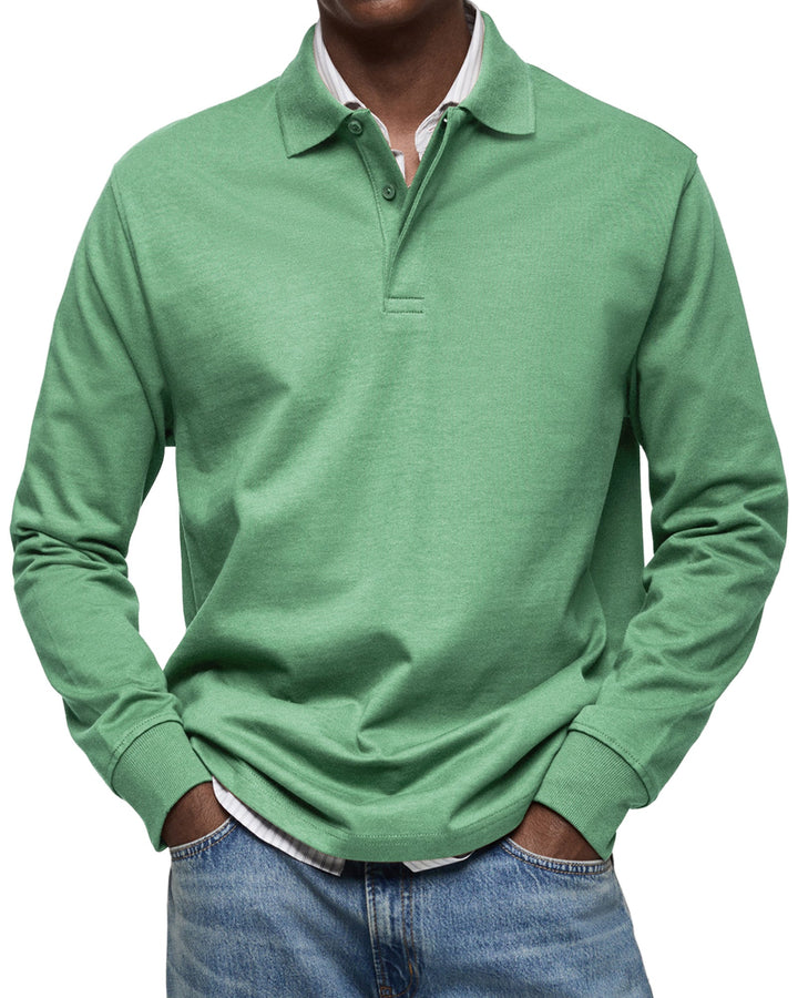 Marco Luxury Long-Sleeve Polo