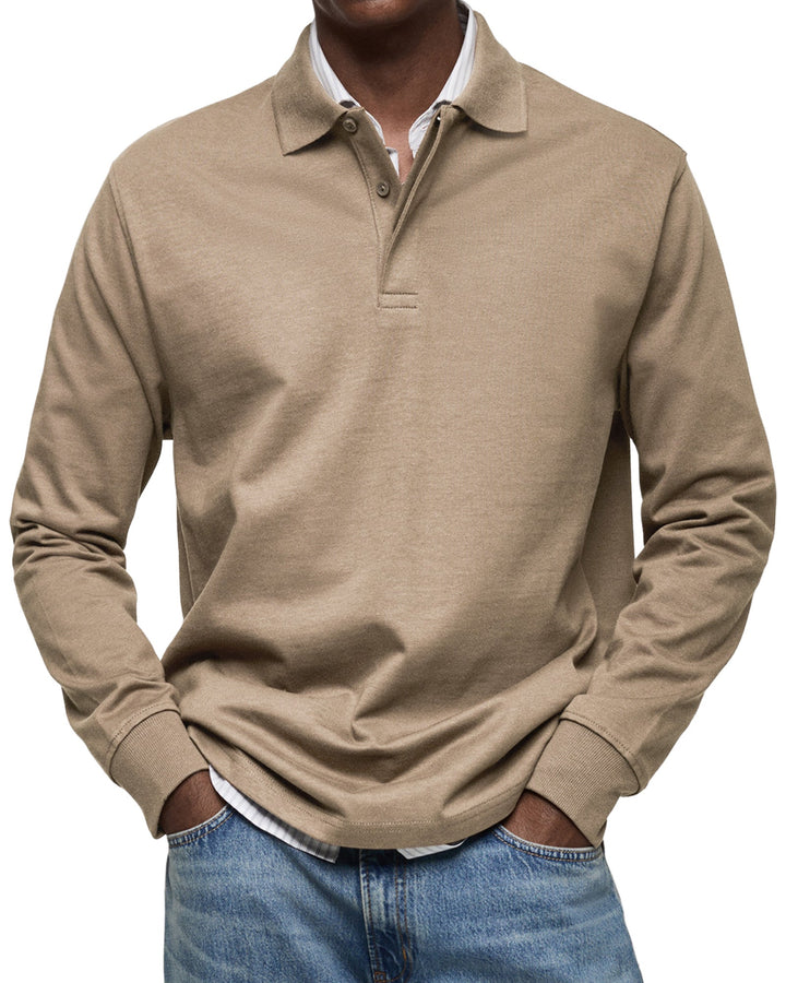 Marco Luxury Long-Sleeve Polo