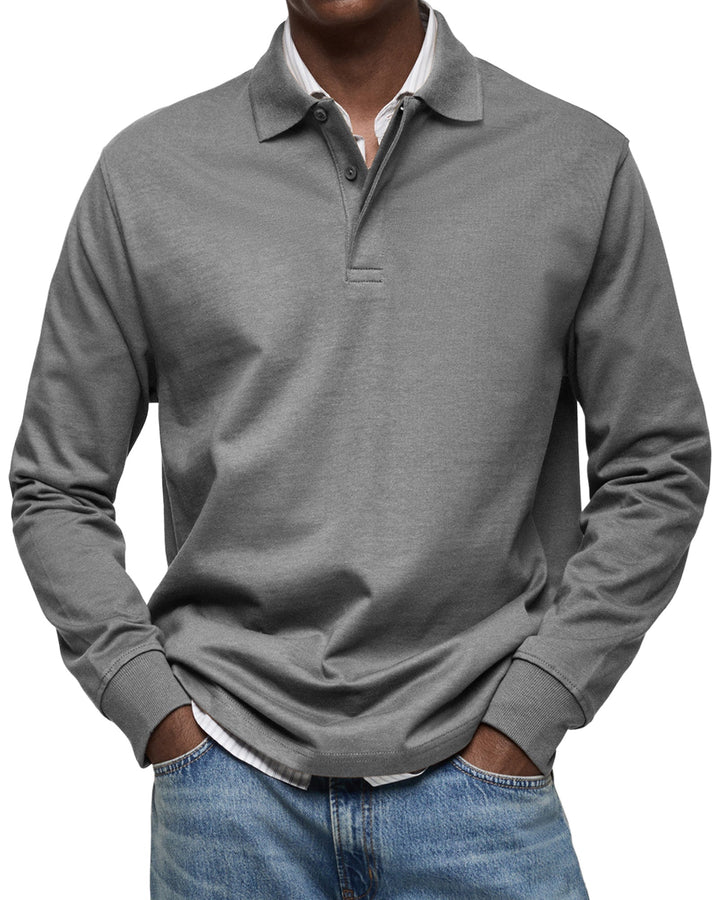 Marco Luxury Long-Sleeve Polo