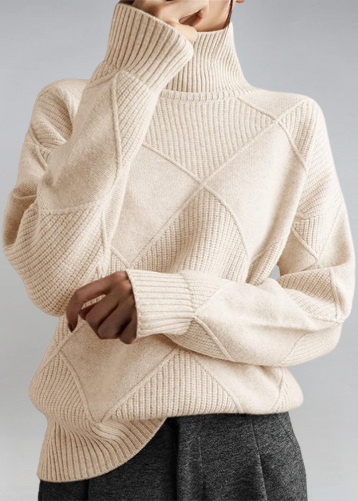 Lauren Chic Roll-Neck Sweater