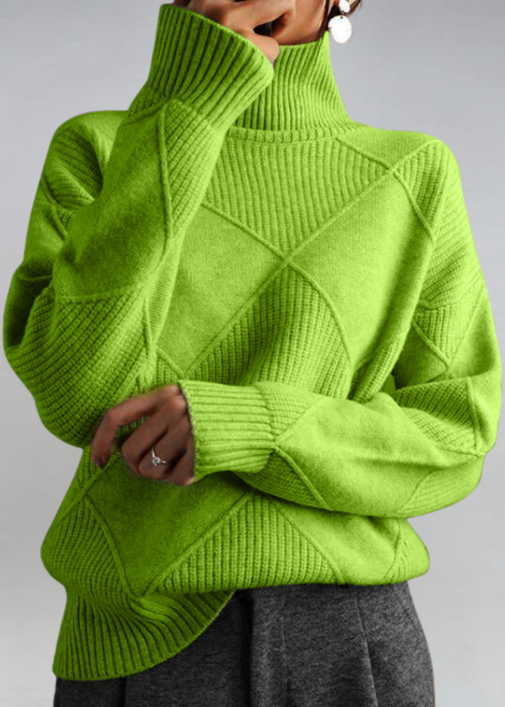 Lauren Chic Roll-Neck Sweater