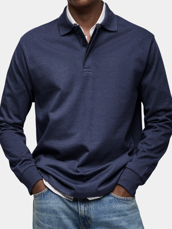 Marco Luxury Long-Sleeve Polo