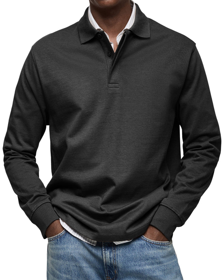 Marco Luxury Long-Sleeve Polo
