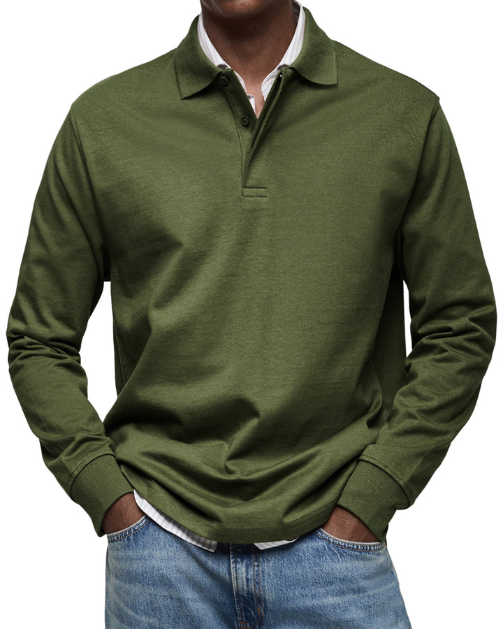 Marco Luxury Long-Sleeve Polo