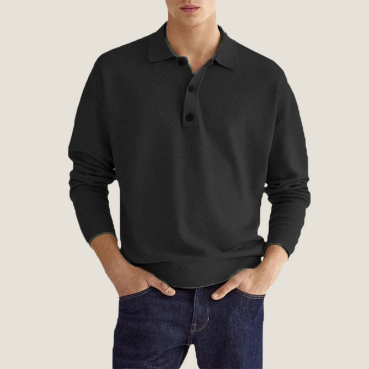 Classic Long-Sleeve Polo