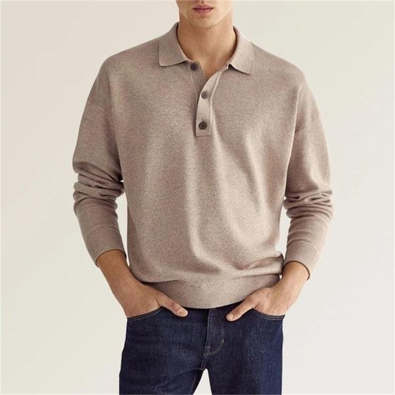 Classic Long-Sleeve Polo