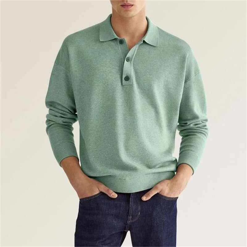 Classic Long-Sleeve Polo