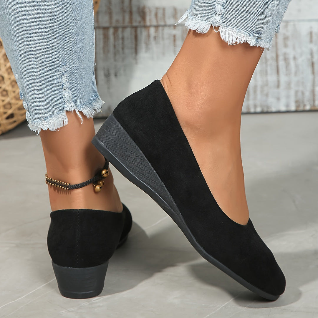 Éliane Comfortable Wedge Ballet Flats