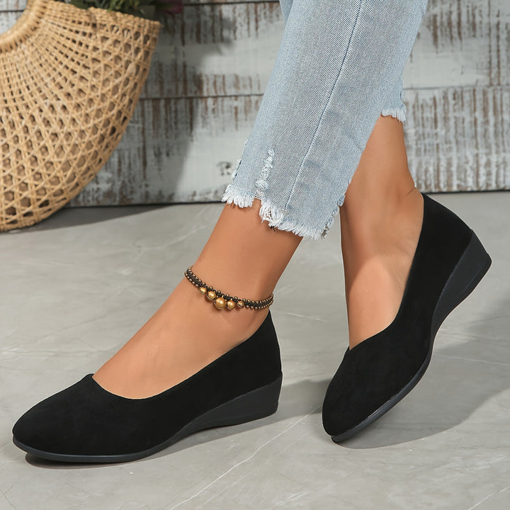 Éliane Comfortable Wedge Ballet Flats