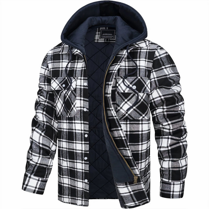 Karl Checked Zip Jacket