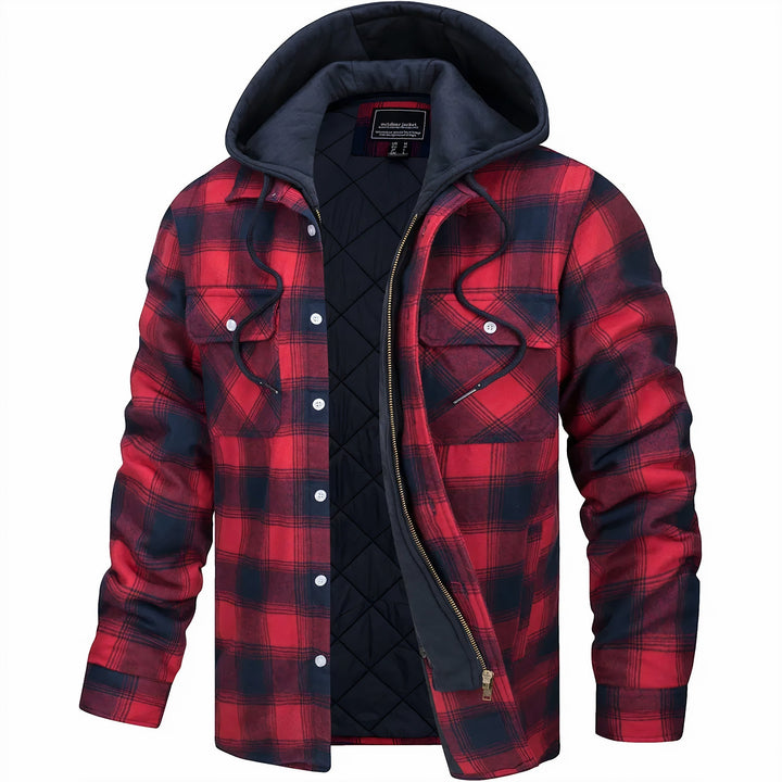 Karl Checked Zip Jacket