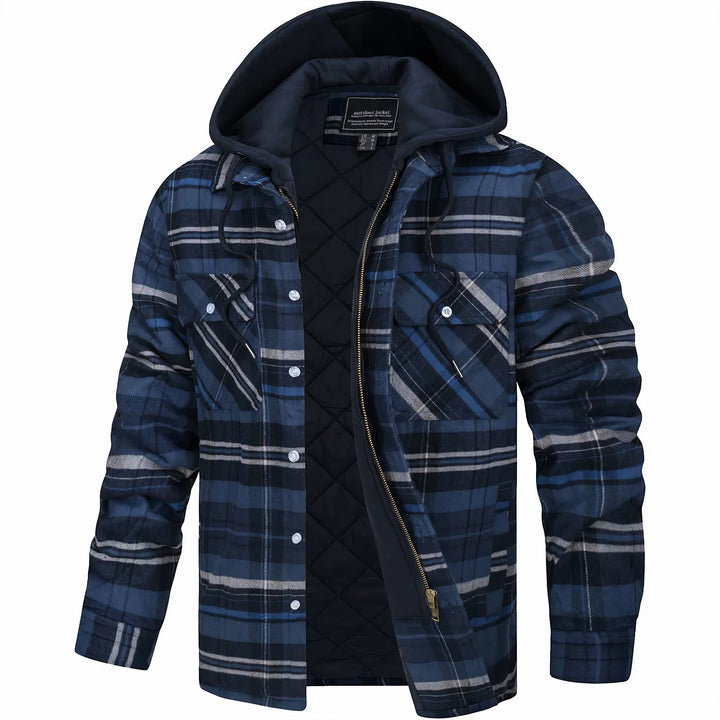 Karl Checked Zip Jacket