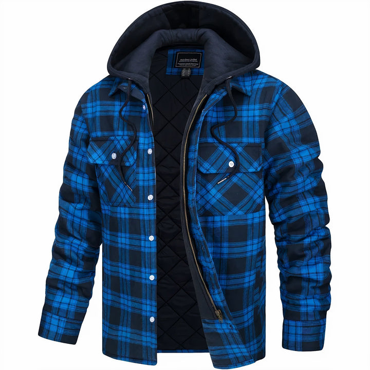 Karl Checked Zip Jacket