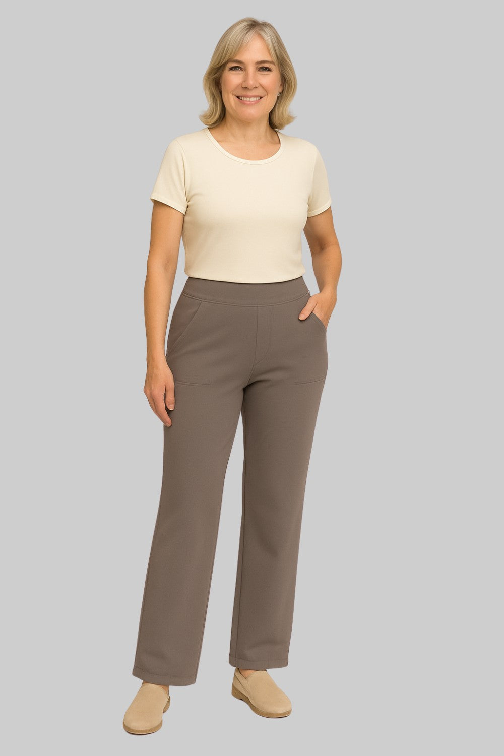 Calista Elegant Soft Jersey Pants